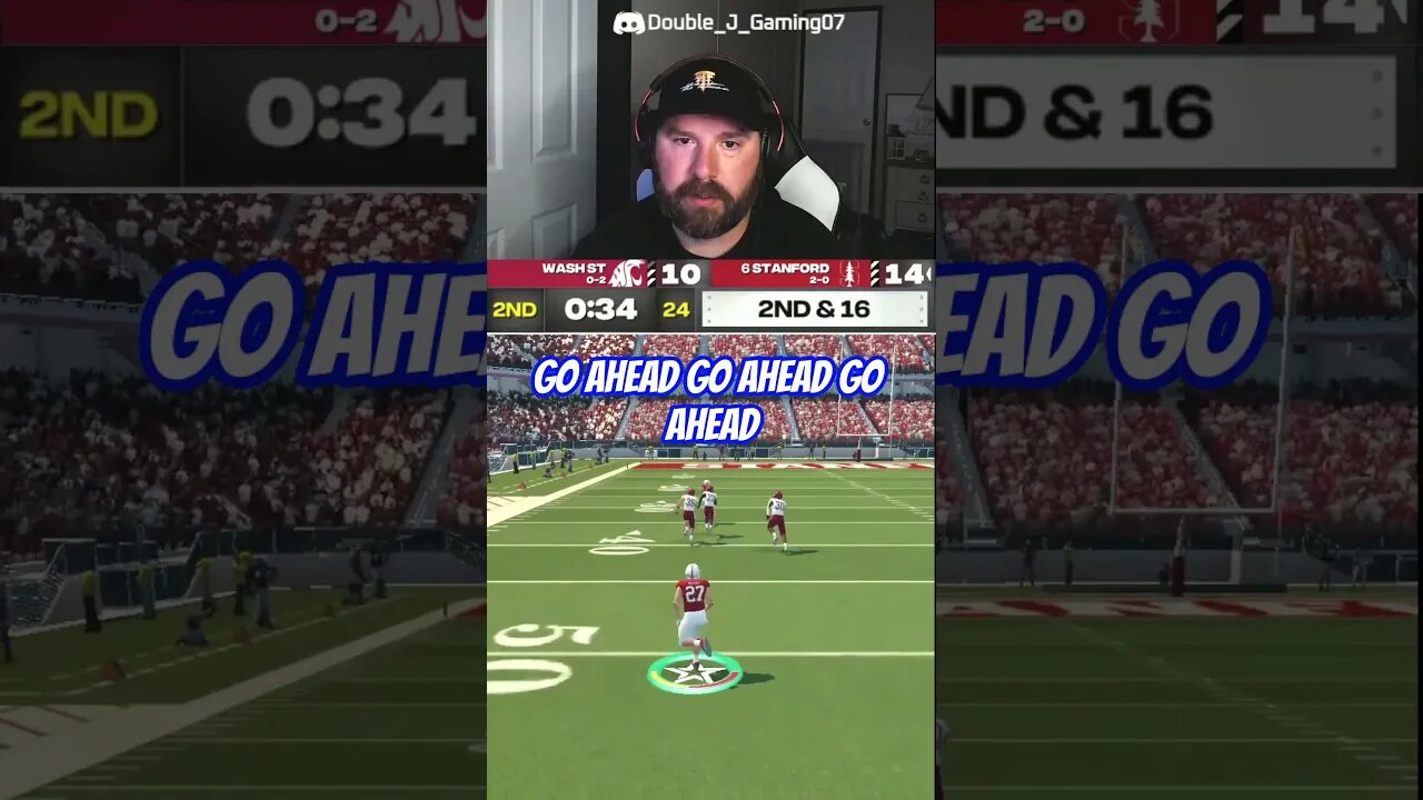 O'Brien throwing dots in NCAA Football 23!!