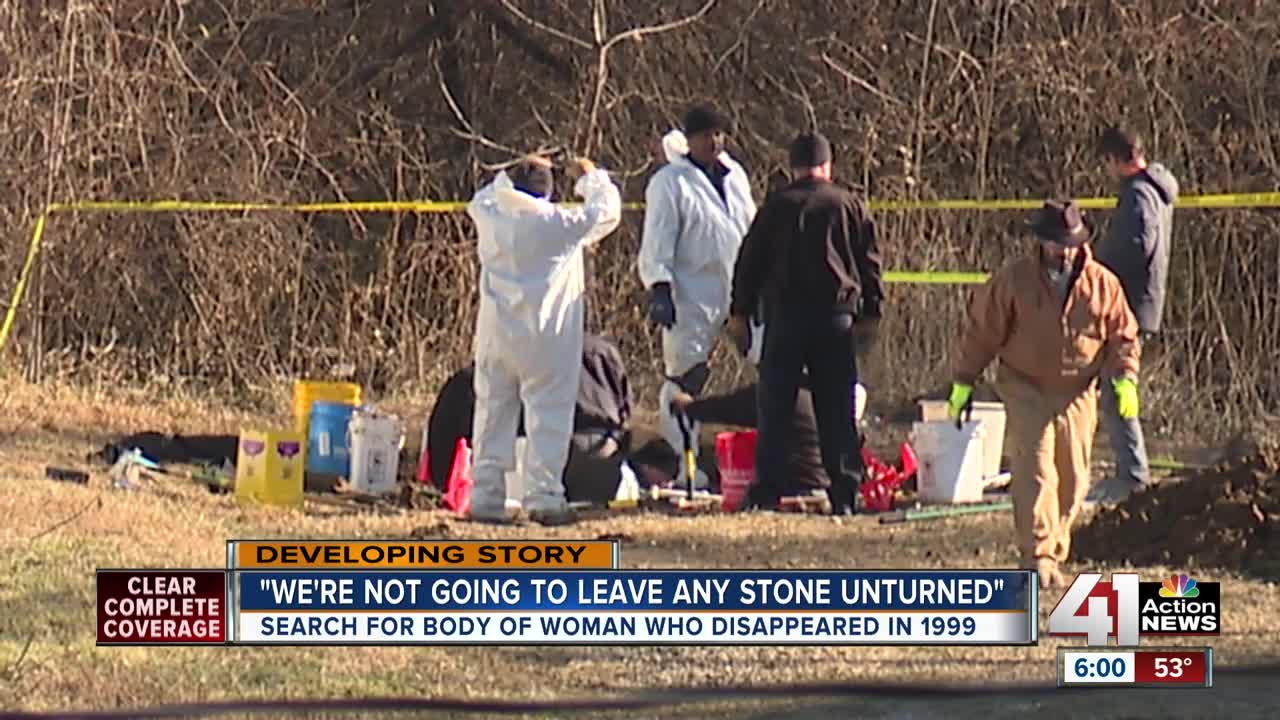 Evidence collected from dig site connected to 1999 KCK cold case