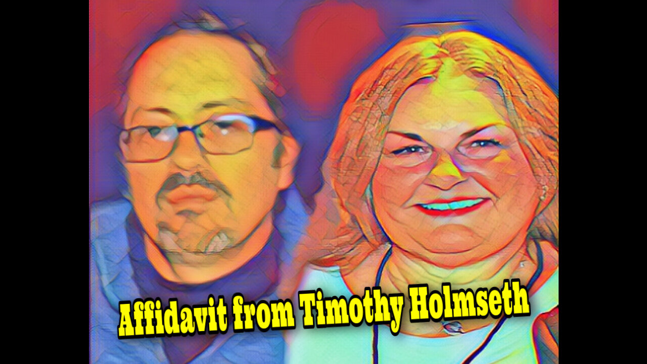 Timothy Holmseth’s alleged crazy affidavit submitted to the courts!