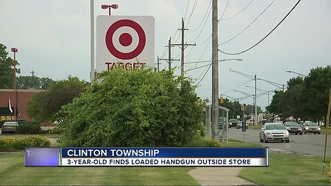 3-year-old boy finds loaded gun outside Target in Clinton Township