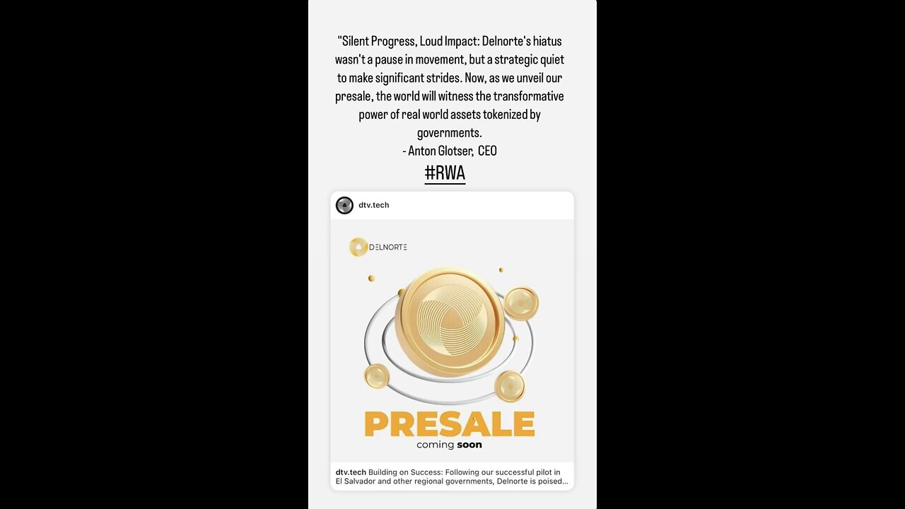 DTV token pre-sale coming soon #dtv #token #coin #crypto #altcoins