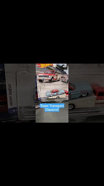 Hot Wheels New Classics: '61 Impala & '72 Chevy Ramp Truck #shorts #hotwheels #diecast #peghunting