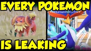 EVERY GEN 9 POKEMON IS LEAKING! HUGE POKEMON SCARLET AND VIOLET LEAKS!