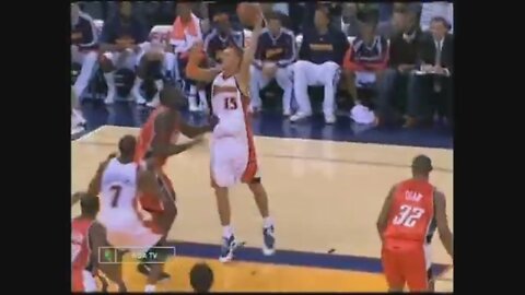 Andris Biedrins 18 Points Vs. Bobcats, 2008-09.