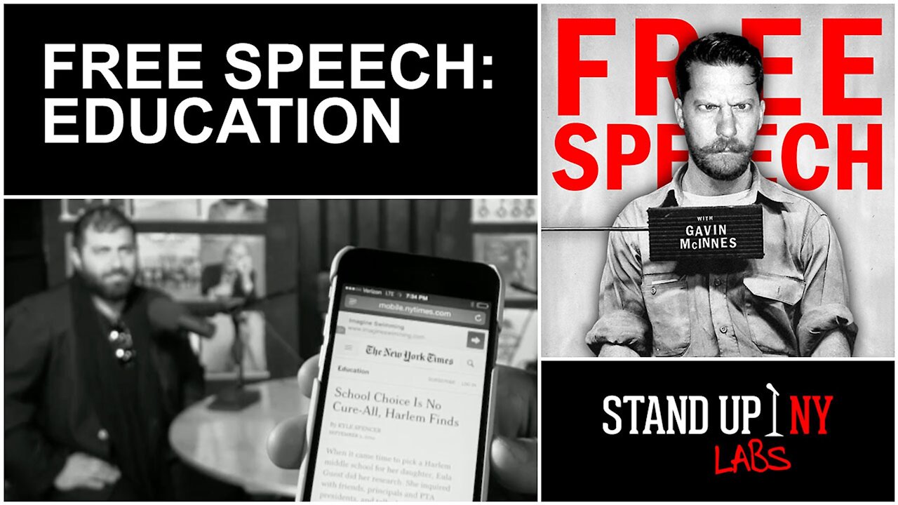 Free Speech w/ Gavin McInnes | E12 | Guest: Education