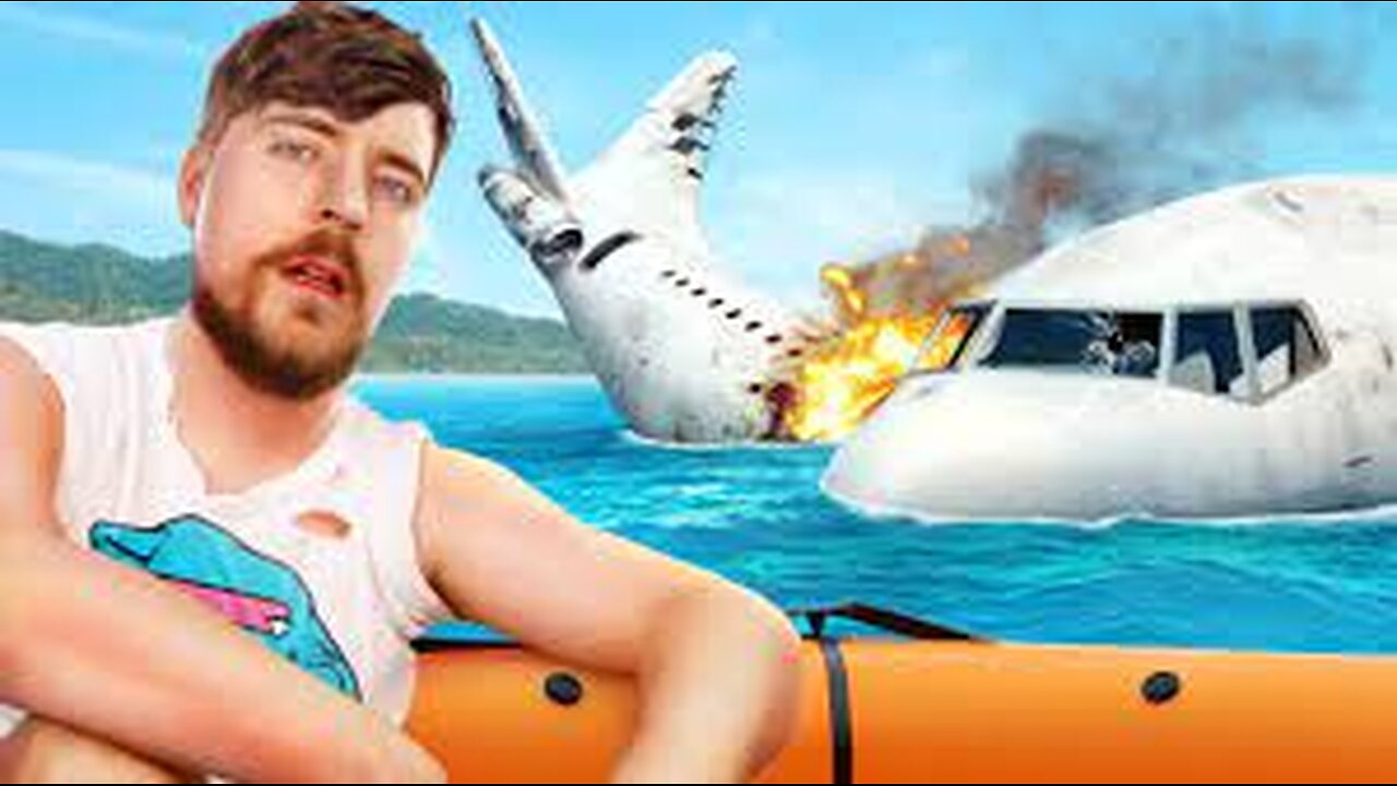 Watch how Mr Beast survived a plane crash