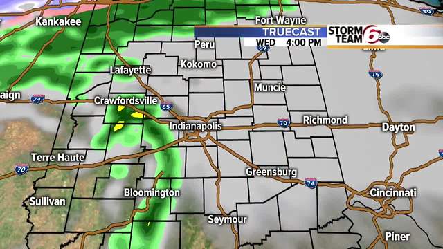 Briefly warmer tomorrow.