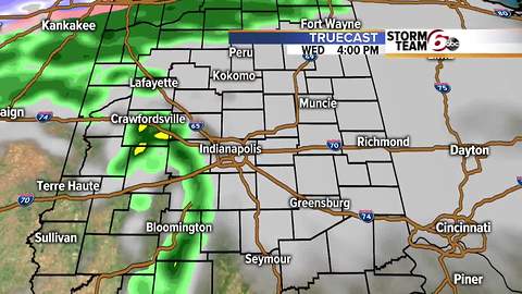 Briefly warmer tomorrow.