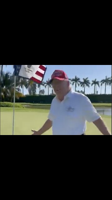 Trump Makes a Hole-in-One. His Instant Reaction