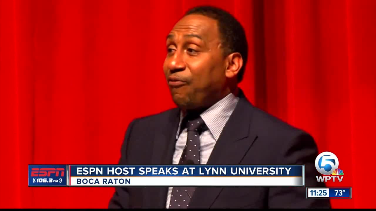 Stephen A. Smith speaks at Lynn University 4/22