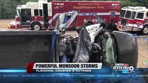 Stranded motorists, power outages: Severe weather wreaks havoc on Tucson area