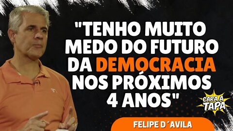 FELIPE D´AVILA FAZ ALERTA E DIZ QUE A DEMOCRACIA NO BRASIL ESTÁ EM PERIGO