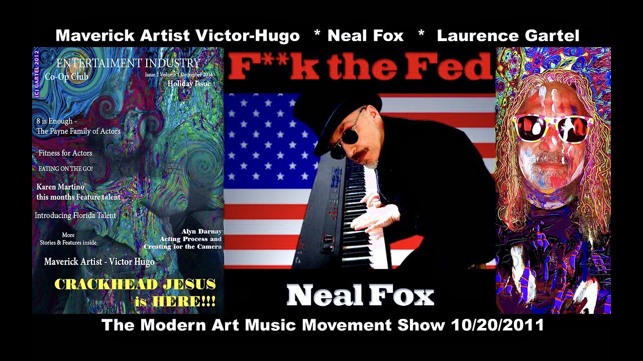 Father Of Digital Art Laurence Gartel Neal Fox VictorHugo ModernArt Music Movement Show Archive 2011