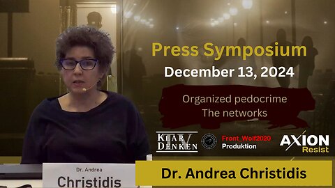 ⚡️Lecture by Dr. Andrea Christidis at the AxionResist Press Symposium on December 13, 2024⚡️