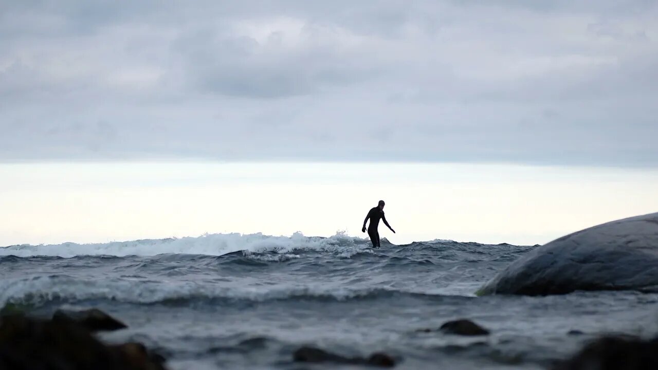 Vågsurfing Ålands hav