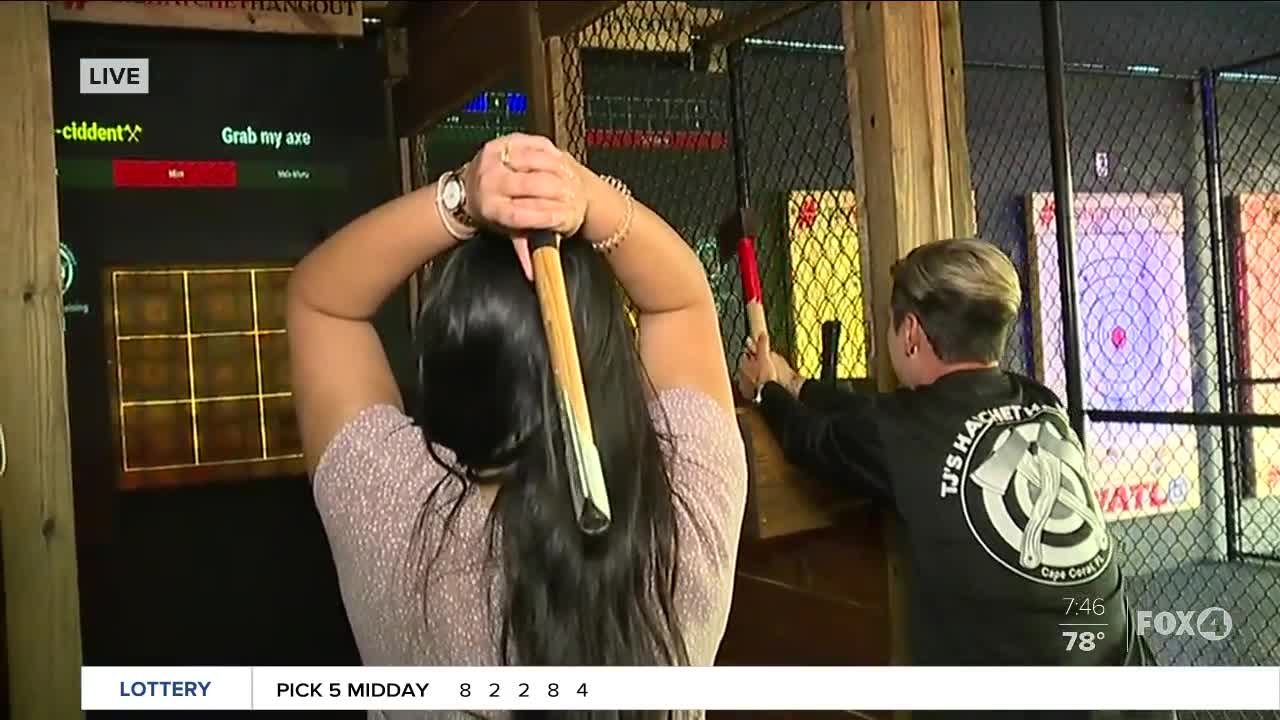 TJ's Hatchet Hangout offer free axe throw to local graduates