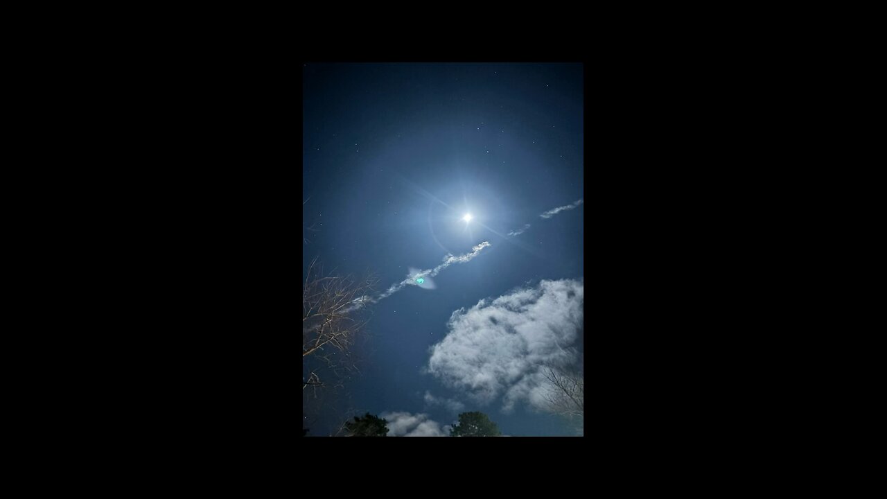 Chemtrail (Stratosphere Aerosol Injection) nighttime spray in Massachusetts.
