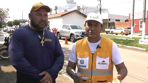 Ciretran de Alta Floresta promove Blitz Educativa Campanha os Mandamentos do Motociclista