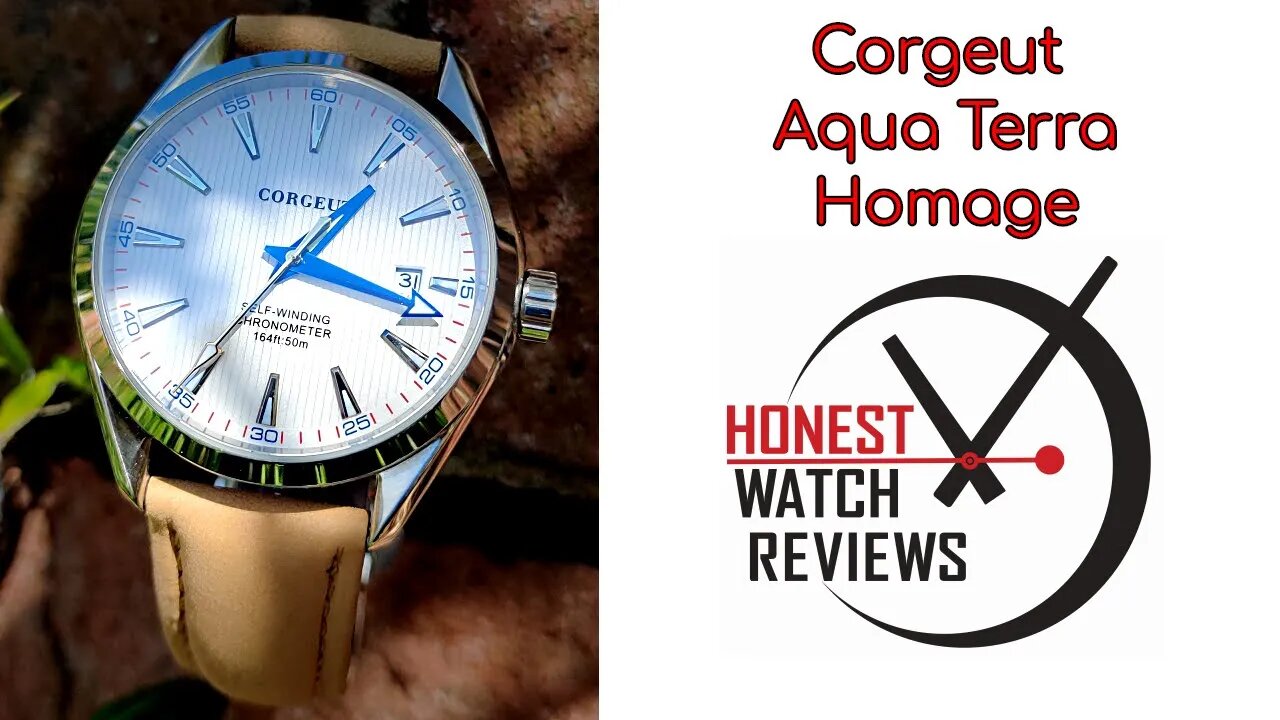 ⛲ Omega Aqua Terra Homage ⭐ Corgeut 3021B ⭐ Honest Watch Review #HWR