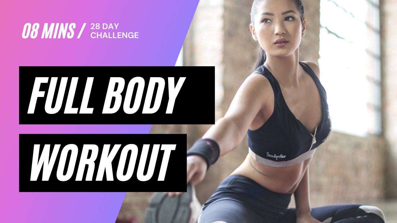 Workout/exercise for total body in 8 min to melt your fat.(diet)
