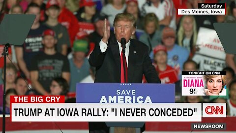 Trump about Mitch McConnell at Iowa rally