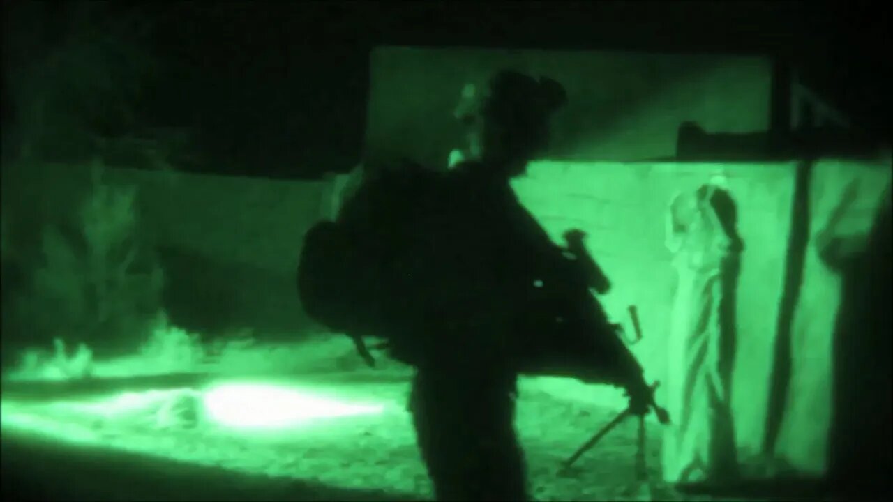 U.S. Marine Maritime Raid Force Conducts Night Raid