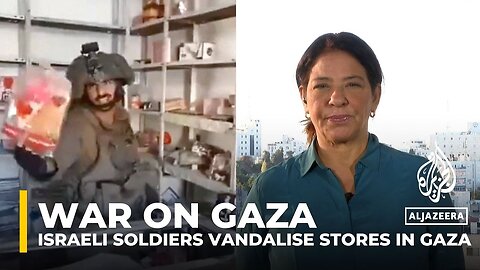 Vandalism in Gaza: Israeli soldiers demolish stores in Jabalia & Gaza City