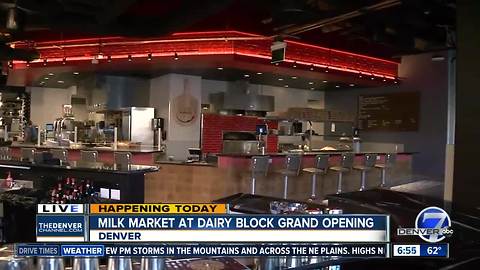 New food destination Denver Milk Market opens in downtown Denver