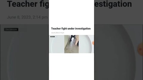 2 teachers fight during school hours? why weren't they arrested ?