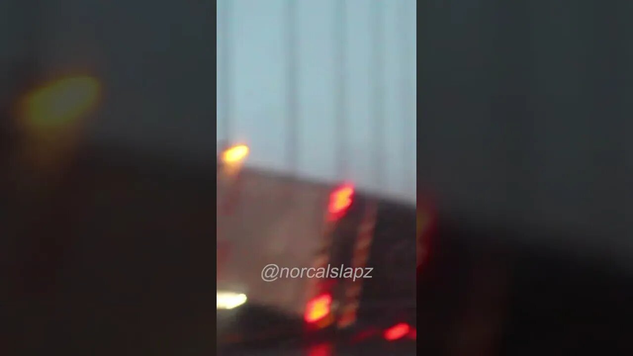 Storm FLIPS TRUCK on the Golden Gate Bridge 🌉 💨 #norcalslapz #sanfrancisco #storm #carcrash #bayarea