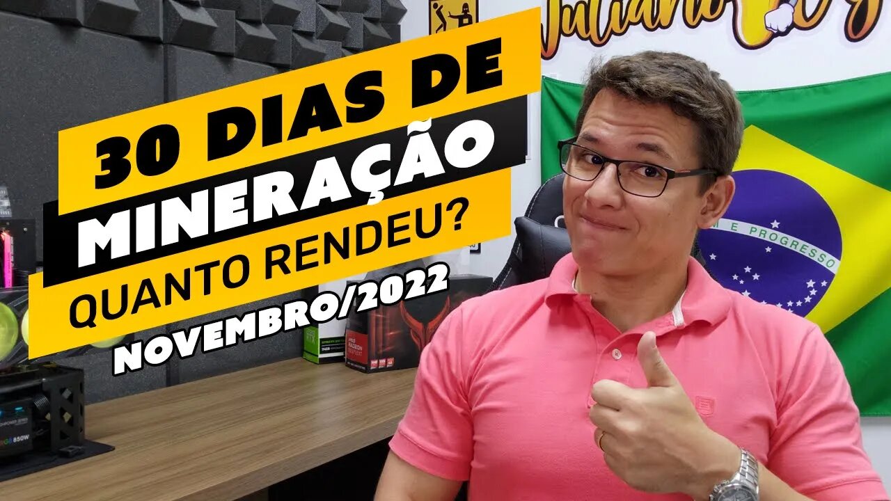 ⛏️💰 QUANTO GANHEI MINERANDO NO MÊS DE NOVEMBRO COM MINHAS RIGS - LUCRO OU PREJUÍZO?