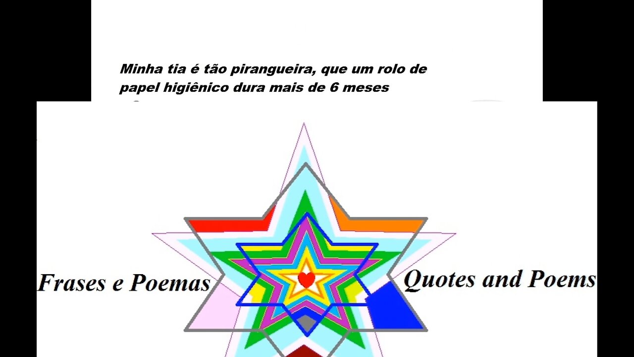 Tia pirangueira (papel higiênico) É verdade, hahaha! [Frases e Poemas]