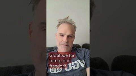 Grateful for family and freedom...