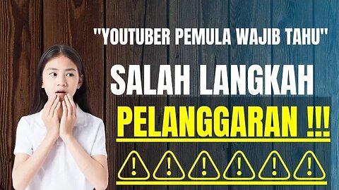 Gara-Gara Ini Banyak Yang Terkena Pelanggaran Wajib Tahu Buat Youtuber Pemula |Terbaru monetisasi