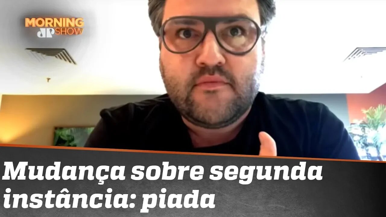 Fernando Conrado comenta eventual mudança do STF sobre prisão em segunda instância: “PIADA”