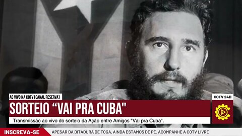 Intervenção do companheiro Rui Costa Pimenta no Sorteio Vai Pra Cuba - 13/08/22