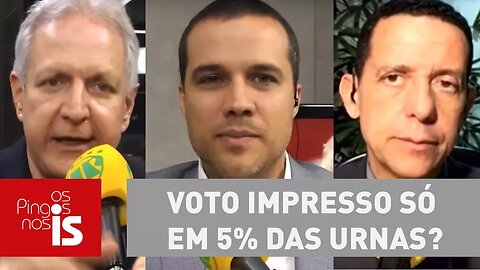 Debate: Voto impresso só em 5% das urnas?