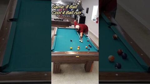 cool 4 Ball run #8ballpool #shorts