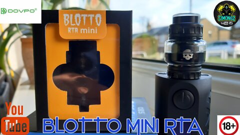 BLOTTO RTA MINI REVIEW #dovpo#vapingbogan#singledualcoilrta