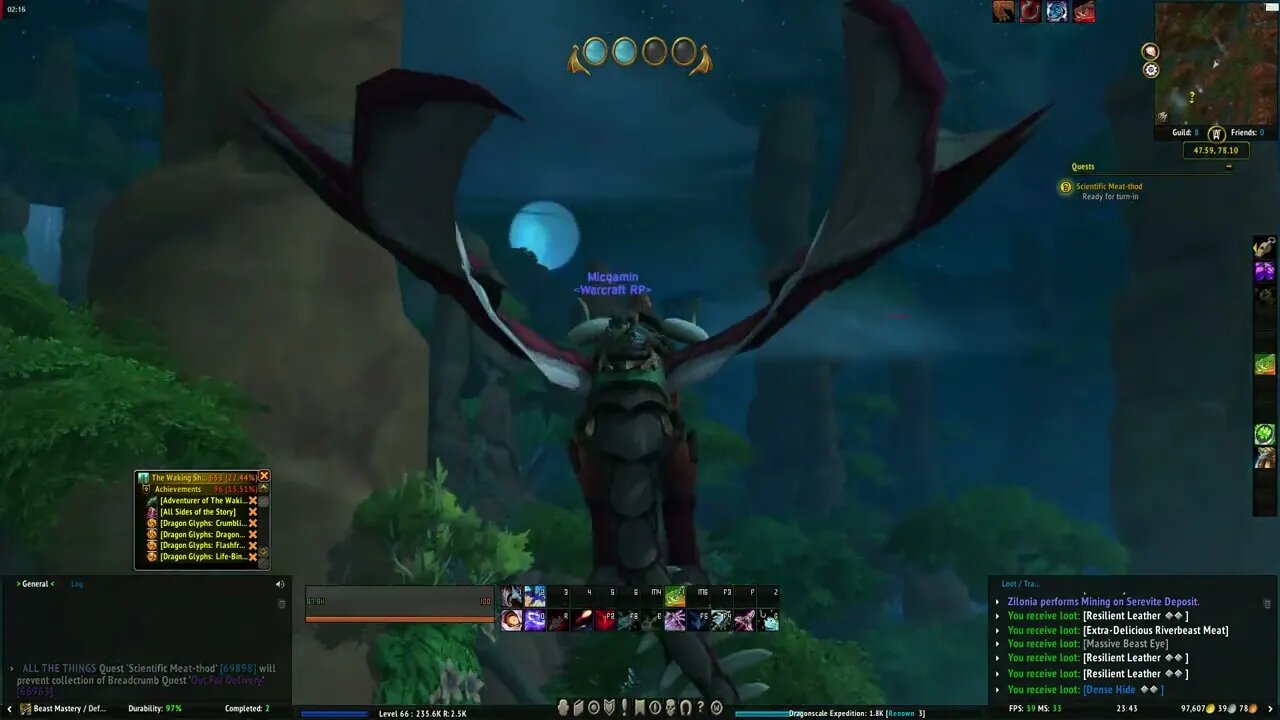 World of Warcraft Dragonflight Scientific Meat-thod