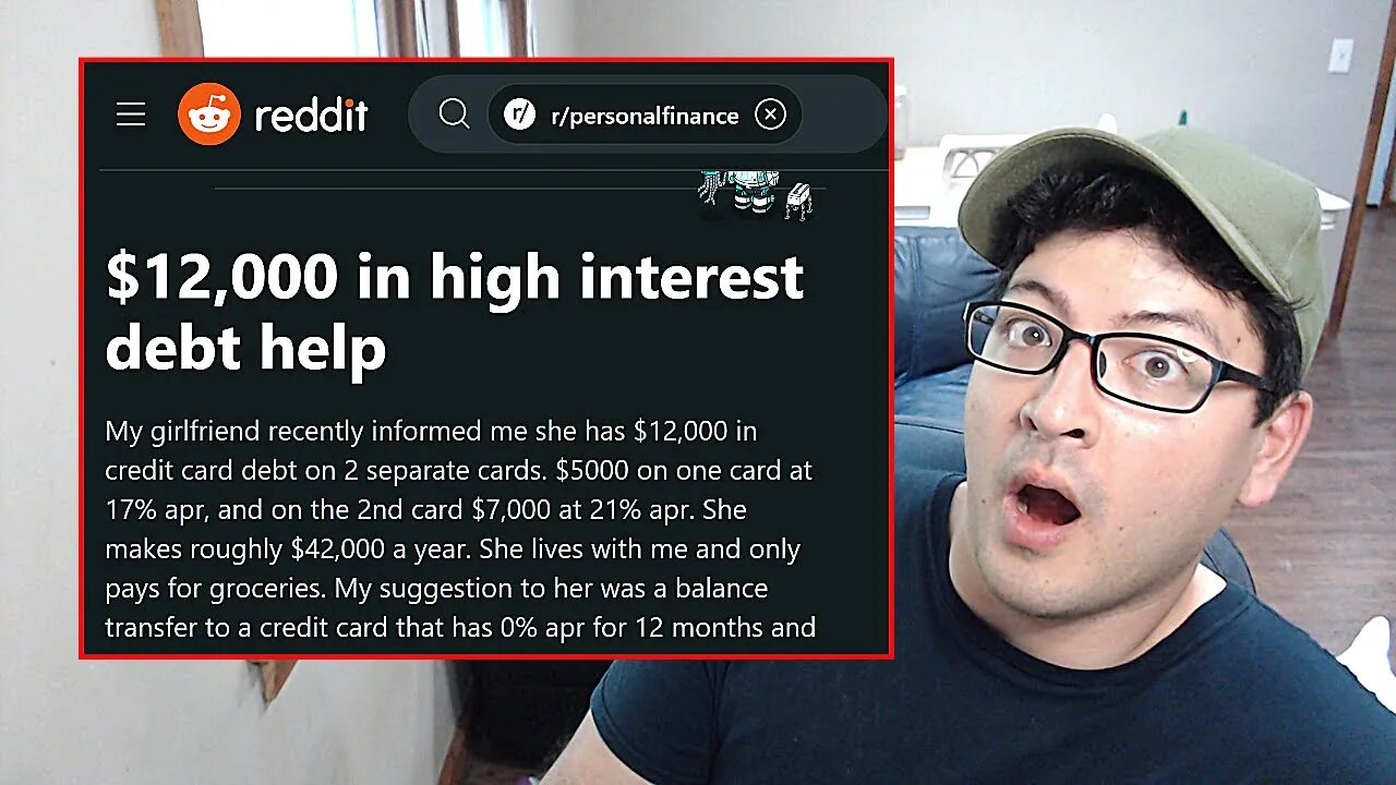 $12,000 IN HIGH INTEREST DEBT!