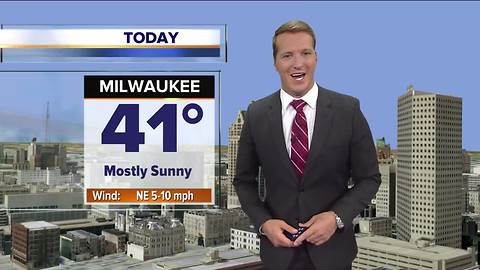 Sunny but cool Friday