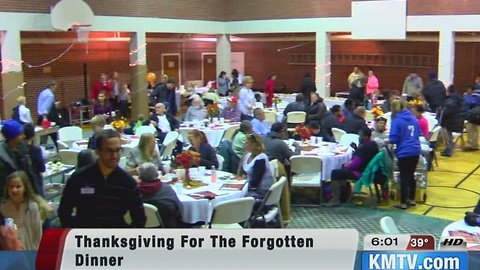 Thanksgiving for the Forgotten serves 350