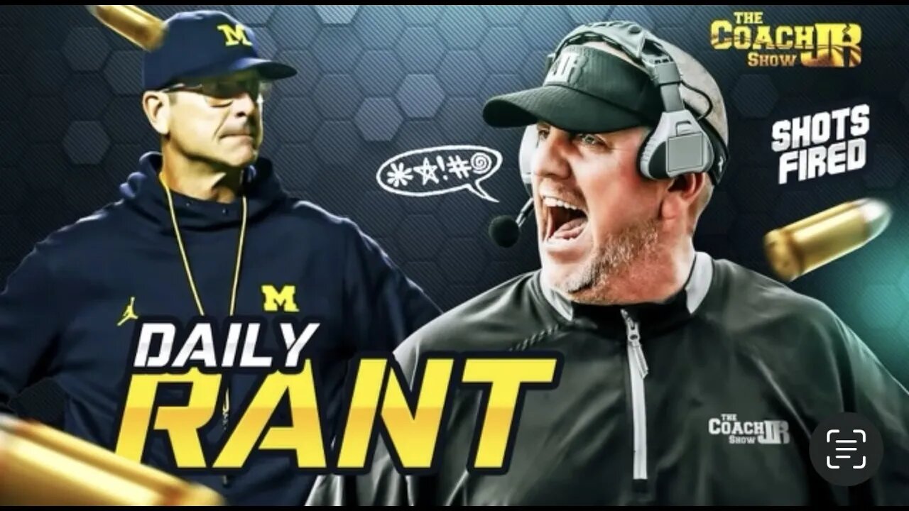 JIM HARBAUGH SUSPENDED 4 GAMES? | COACH JB'S DAILY RANT