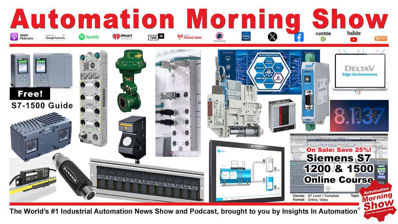 February 6 News about Banner, Keyence, Beckhoff, Pepperl+Fuchs, Rockwell, Schneider, Siemens & more