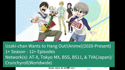 Uzaki-Chan Media History