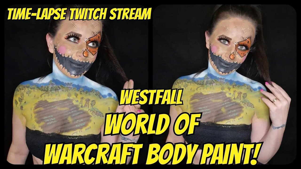 World of Warcraft BodyPaint! - Westfall! - Timelapse! #makeup #bodypaint #worldofwarcraft