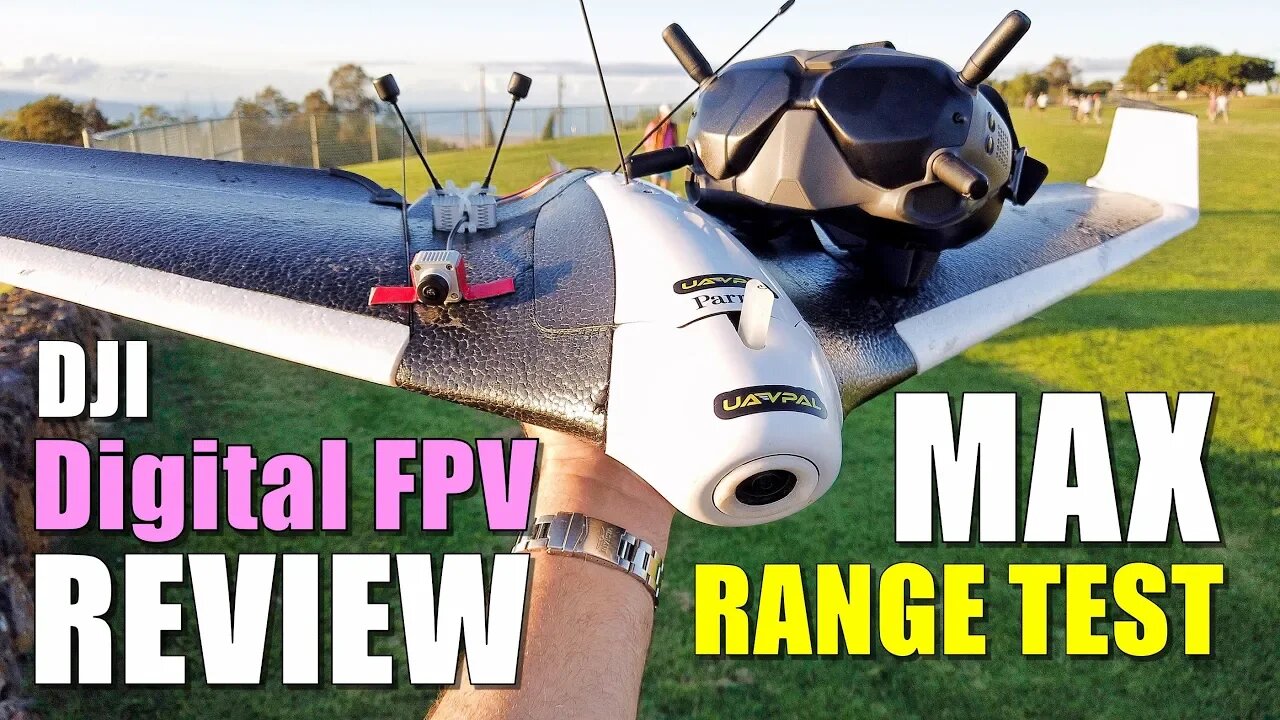 DJI Digital FPV System Review - Maximum Range Test (700mw) How Far on 4GLte Parrot Disco?