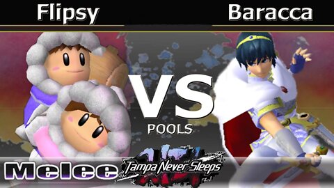 Flipsy (Ice Climbers) vs. Barraca (Marth) - Melee Pools - TNS7