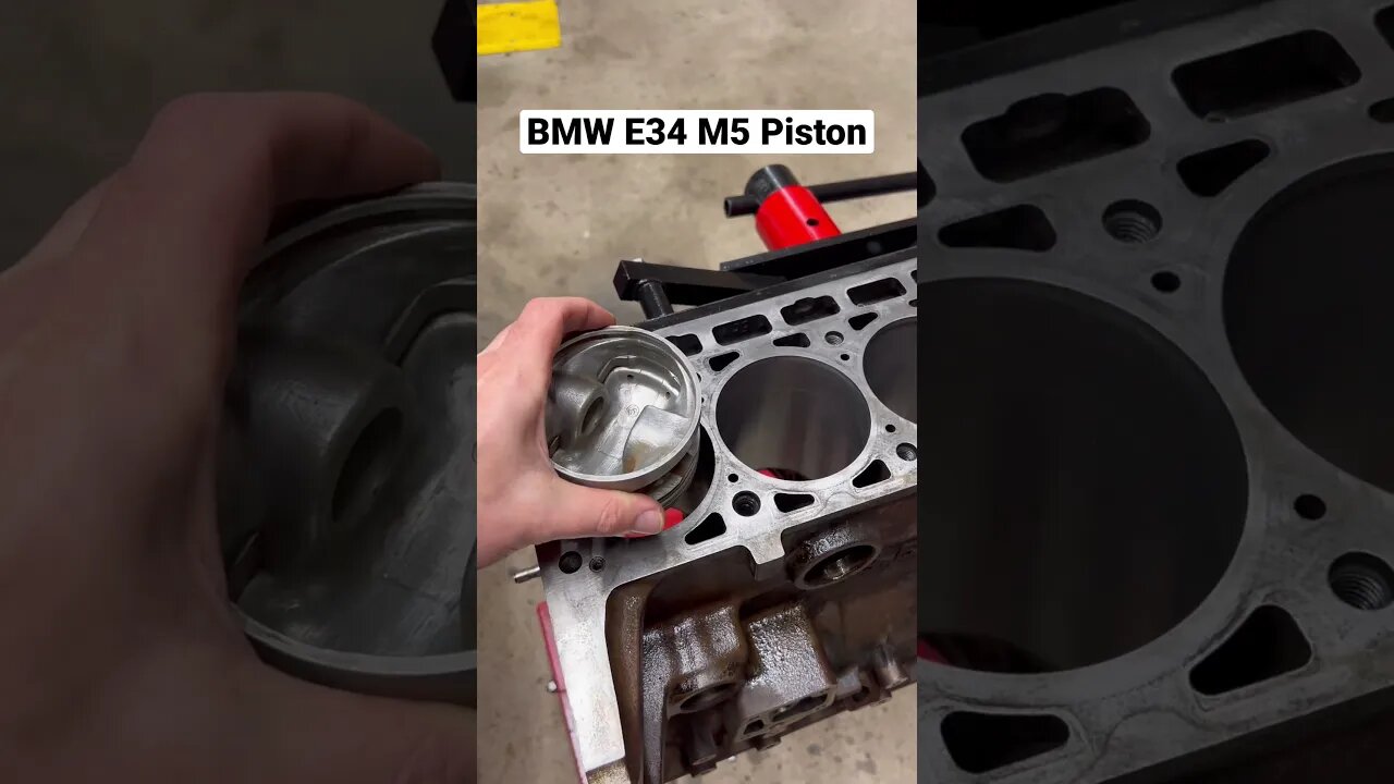 BMW E34 M5 Piston #shorts #bmw #cars #bmwm5 #bmwe34 #restoration #mechanic #engine #tools #diy